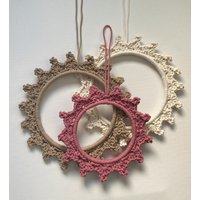 Wandkranz Natur | Fensterkranz Zum Hängen Türkranz Makramee 2 Größen Und 5 Farben| Türschmuck Haustür Dekoration Deko-Hoop| Wanddeko Wandkranz Natur | Fensterkranz Zum Hängen Türkranz Makramee 2 Größen Und 5 Farben| Türschmuck Haustür Dekoration Deko-Hoop| Wanddeko von hebagoHANDMADE