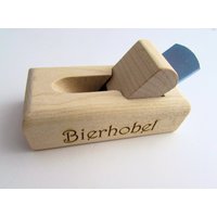 Flaschenöffner in Form Eines Holzhobel/Kapselheber Bierhobel Opa's Lieblingwerkzeug Papa's Wunschgravur Möglich von hebraHolzGeschenke