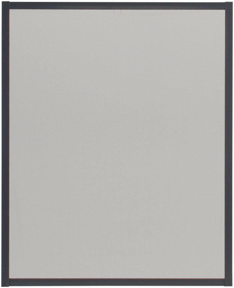 hecht international Insektenschutz-Fensterrahmen MASTER SLIM, anthrazit/anthrazit, BxH: 80x100 cm, kürzbar von hecht international