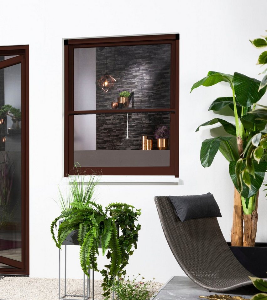 hecht international Insektenschutz-Fensterrahmen SMART, 100x160 cm, kürzbar von hecht international