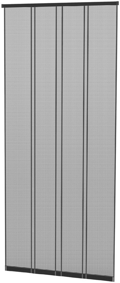 hecht international Insektenschutz-Vorhang COMFORT, anthrazit/schwarz, BxH: 100x220 cm von hecht international