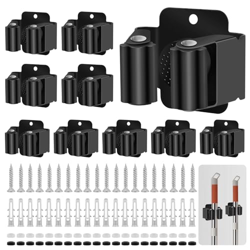Besenhalterung Wand Gerätehalter 10 Stück Schaufelhalter Edelstahl Wandhalterung Besen Wandhaken Garage Werkzeug Wandhalter Gartenwerkzeug Halterung Klein Krückenhalter für Badezimmer, Zuhause, Garten Besenhalterung Wand Gerätehalter 10 Stück Schaufelhalter Edelstahl Wandhalterung Besen Wandhaken Garage Werkzeug Wandhalter Gartenwerkzeug Halterung Klein Krückenhalter für Badezimmer, Zuhause, Garten von heedpeiur