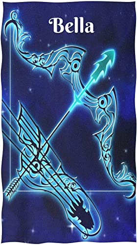 Strandtücher Sternzeichen Schütze Duschtuch Saugfähig Handtuch Ausbleichsicher Strandhandtuch Frauen Männer Reisetuch 80x130cm von hefeisongsangwangluokejiyouxiangongsi