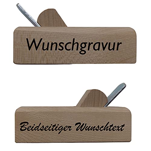 Flaschenöffner - Bier Hobel aus Ahorn auf Wunsch personalisiert mit Ihrer Wunschgravur und Wunschnamen (Ahorn mit beidseitiger Gravur) - Wunschtext von Generisch