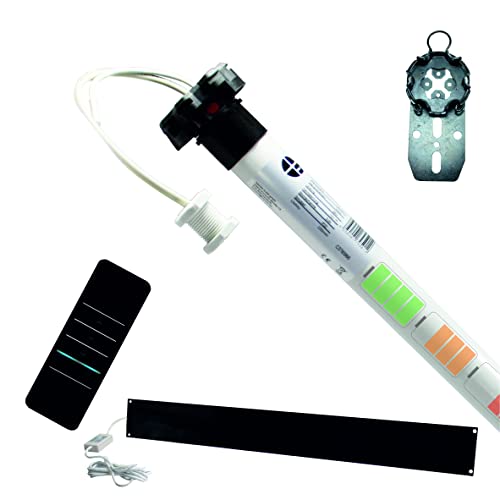 Akku-Motor-Set, inkl. Handfunksender und Solarpanel (1 ST) von heicko