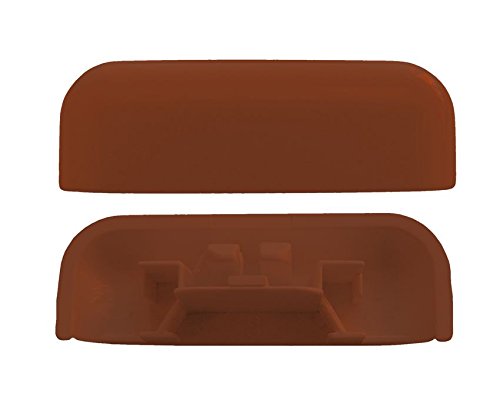 Wasserschlitzkappe soft edge, lehmbraun, ähnlich RAL 8003 28-30x5 mm (100 ST) von heicko