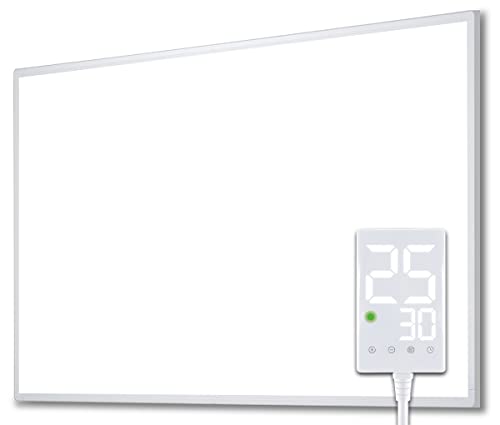 Heidenfeld Infrarotheizung HF-HP100-3 | 𝟭𝟬 𝐉𝐀𝐇𝐑𝐄 𝐆𝐀𝐑𝐀𝐍𝐓𝐈𝐄 - 600 Watt - Bis 16 m² - Infrarot Heizkörper - Elektroheizung mit Thermostat - Überhitzungsschutz (HF-HP100-3 600 Watt) von heidenfeld