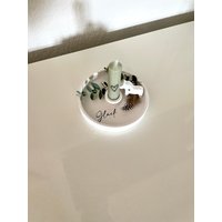 Kerzenständer Aus Raysin Mit Einer Kleinen Botschaft von heikehandmade1