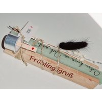 Kleines Dankeschön, Mitbringsel, Geschenkverpackung Als Kerzenständer, Personalisiert , Gästegeschenk von heikehandmade1