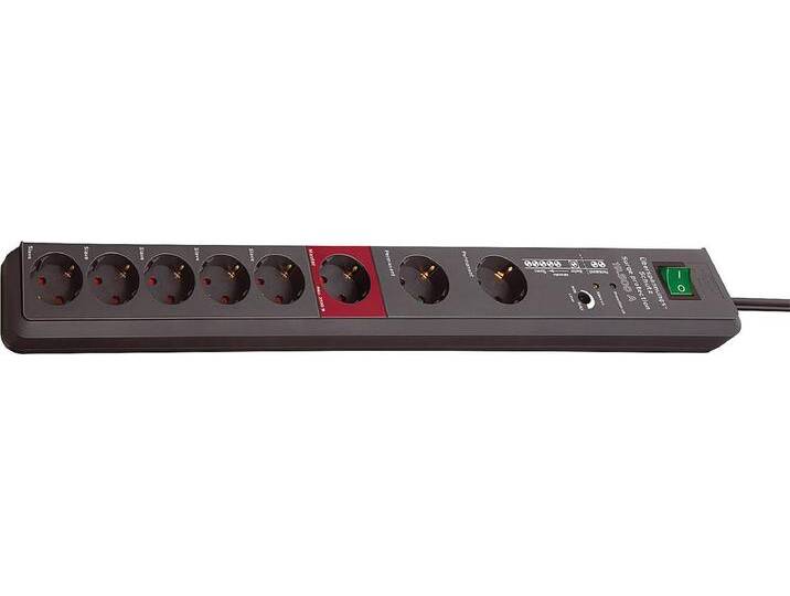 8-fach Steckdosenleiste brennenstuhl Secure tec - 16A - 3 m von heima24