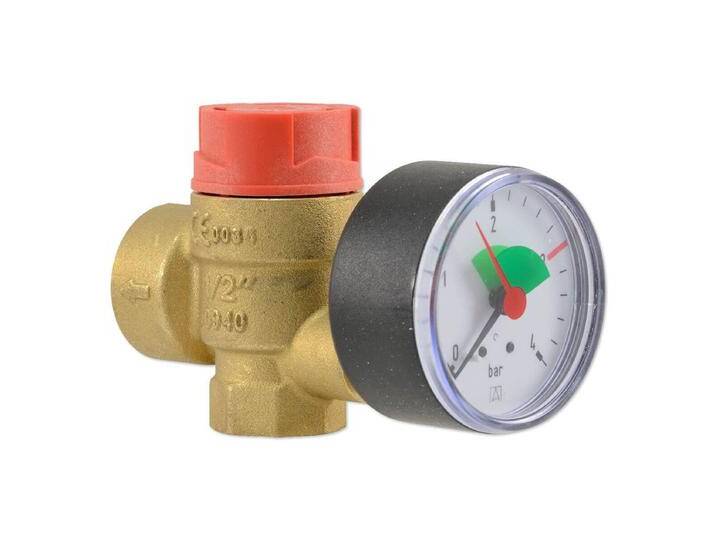 AFRISO Sicherheitsventil Typ MSM 1/2'' - 3 bar - bis 120°C von heima24