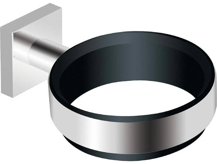 Fönhalter Elean Messing verchromt 2 Kunststoffeinsätze - 93 136 19 von heima24