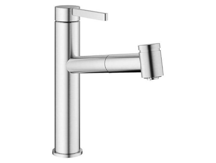 Spültischmischer KWC Bevo E herausziehbarer Auslauf, Ausladung 221 mm, Edelstahl gebürstet - 10.531.032.700FL Spültischmischer KWC Bevo E herausziehbarer Auslauf, Ausladung 221 mm, Edelstahl gebürstet - 10.531.032.700FL von heima24