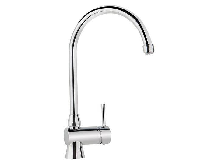 Spültischmischer KWC Kuri Basic, Niederdruck, Schwenkauslauf, Ausladung 190 mm, chrom - 119.55 Z 001 C von heima24