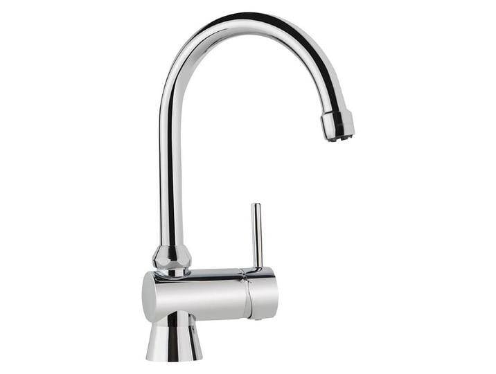 Spültischmischer KWC Kuri Basic Schwenkauslauf, Ausladung 190 mm, chrom - 119.65 Z 001 C von heima24