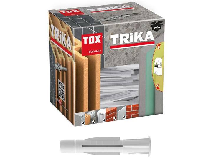 TOX Allzweckdübel Trika 6 x 36 mm - 100 Stück - 011100051 von heima24