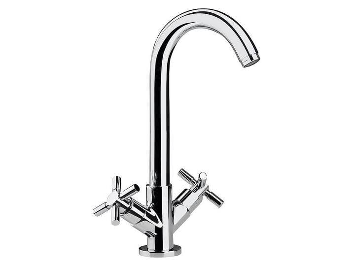 Zweigriff-Spültischmischer Comi Schwenkauslauf, Ausladung 217 mm, verchromt - 93 922 02 von heima24