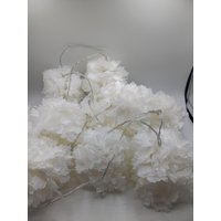Lichterkette Schneeball Papier Winterzapfen Schneebälle Papierpompons Zapfen Bälle Girlande Deko Dekoration von heimelich