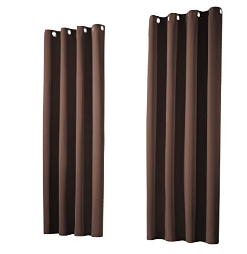 heimtexland ® 1 Paar Thermo- Verdunklungsgardinen Ösenschal Vorhänge Verdunkelnd Isolierend Blickdicht Verdunkelungsvorhänge HxB 160x135 Schoko Braun Typ139 heimtexland ® 1 Paar Thermo- Verdunklungsgardinen Ösenschal Vorhänge Verdunkelnd Isolierend Blickdicht Verdunkelungsvorhänge HxB 160x135 Schoko Braun Typ139 von heimtexland