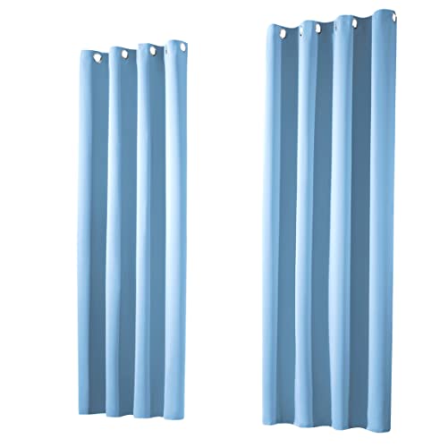 heimtexland ® 1 Paar Thermo- Verdunklungsgardinen Ösenschal Vorhänge Verdunkelnd Isolierend Blickdicht Verdunkelungsvorhänge HxB 245x135 Hellblau Typ139 heimtexland ® 1 Paar Thermo- Verdunklungsgardinen Ösenschal Vorhänge Verdunkelnd Isolierend Blickdicht Verdunkelungsvorhänge HxB 245x135 Hellblau Typ139 von heimtexland