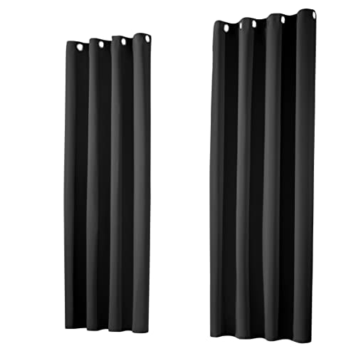 heimtexland ® 1 Paar Thermo- Verdunklungsgardinen Ösenschal Vorhänge Verdunkelnd Isolierend Blickdicht Verdunkelungsvorhänge HxB 245x135 Schwarz Typ139 heimtexland ® 1 Paar Thermo- Verdunklungsgardinen Ösenschal Vorhänge Verdunkelnd Isolierend Blickdicht Verdunkelungsvorhänge HxB 245x135 Schwarz Typ139 von heimtexland