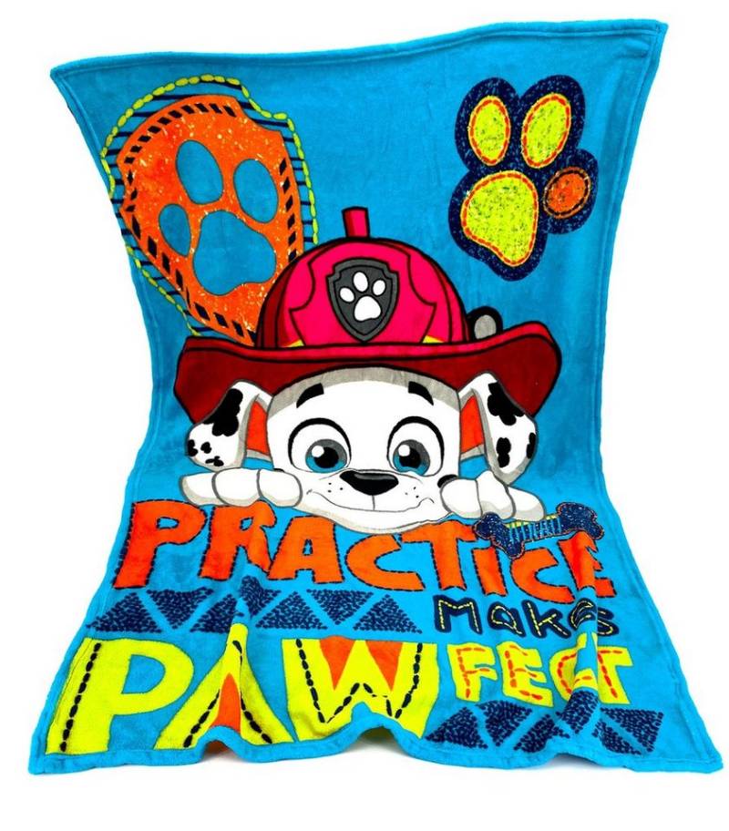 Kinderdecke Kinder Kuscheldecke Disney Eiskönigin Paw Patrol, heimtexland, kuschelig weiche Wohndecke I Flanell I Kinderzimmer Decke von heimtexland