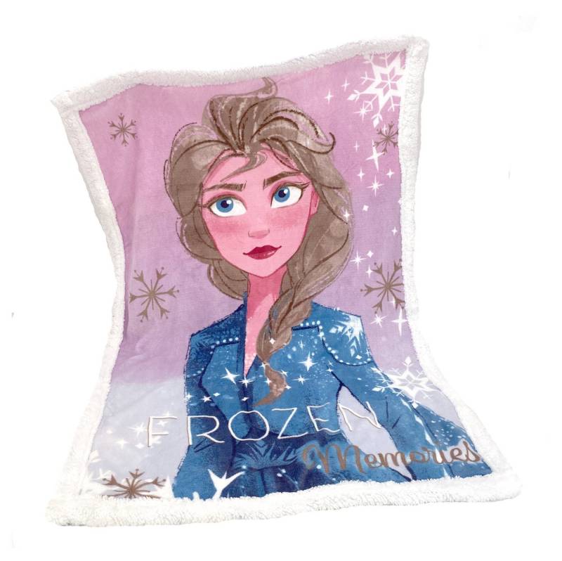 Kinderdecke heimtexland ® Disney Frozen Kuscheldecke super weiche Sherpa Plüsch, heimtexland von heimtexland