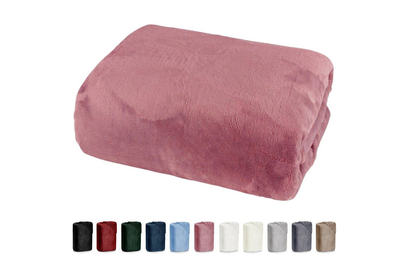 heimtexland Spannbettlaken Cashmere Touch Spannbetttuch Super Soft Bettlaken, Microfaser, Gummizug: rundum, kuschelig weich I Rundum-Gummizug I Matratzenhöhe bis 25 cm I heimtexland Spannbettlaken Cashmere Touch Spannbetttuch Super Soft Bettlaken, Microfaser, Gummizug: rundum, kuschelig weich I Rundum-Gummizug I Matratzenhöhe bis 25 cm I von heimtexland