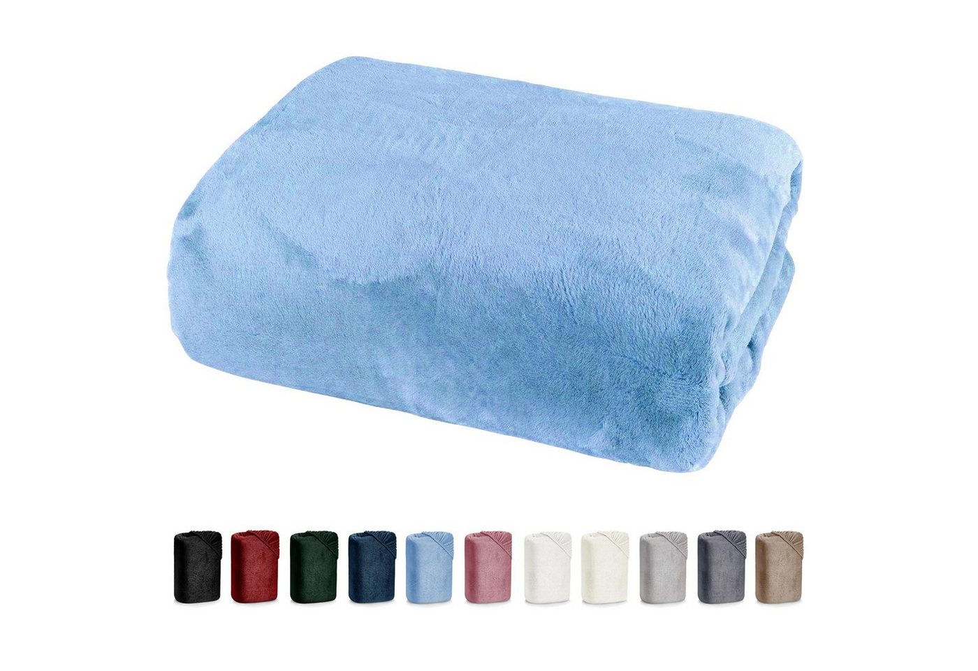 heimtexland Spannbettlaken Cashmere Touch Spannbetttuch Super Soft Bettlaken, Microfaser, Gummizug: rundum, kuschelig weich I Rundum-Gummizug I Matratzenhöhe bis 25 cm I heimtexland Spannbettlaken Cashmere Touch Spannbetttuch Super Soft Bettlaken, Microfaser, Gummizug: rundum, kuschelig weich I Rundum-Gummizug I Matratzenhöhe bis 25 cm I von heimtexland