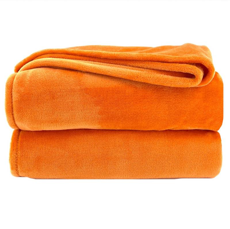 Wohndecke Premium Super Soft Flanell Kuscheldecke Sofadecke, heimtexland, super weich und flauschig, Allergiker geeignet, atmungsaktiv von heimtexland