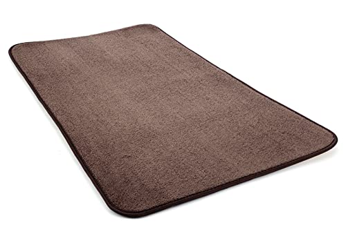 heimtexland ® Schmutzfangmatte Wundermatte Teppich Fußmatte 40x80 Saugstark Waschbar Typ773 Braun von heimtexland