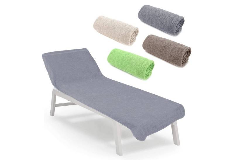 heimtexland Liegenauflage Liegestuhl Schonbezug Frottee Liegestuhlauflage, (Typ772, 1 St), saugstark, schnelltrocknend, hygienisch von heimtexland
