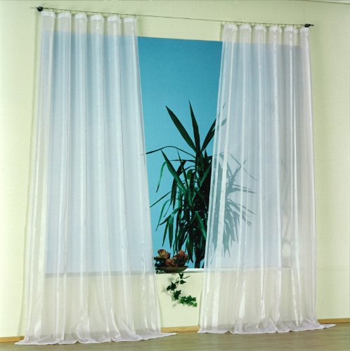 heimtexland Modischer Webstreifen mit Universalschienenband, Höhe 145 cm x 275 cm von heimtexland