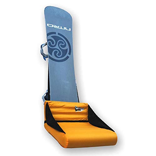 heimtexland Outdoor Sport Multifunktions Sitz Aufblasbar Snowboard Kissen Funpark Ausrüstung Polster Gelb Typ673 von heimtexland