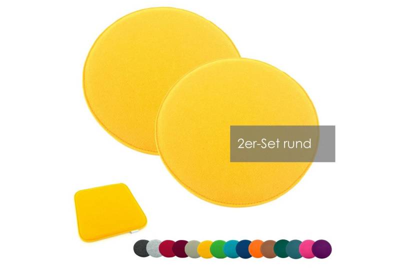 heimtexland Sitzkissen Filz Sitzauflage Stuhlkissen Bankkissen abwaschbar, Filzkissen eckig & rund I Indoor Outdoor I bequem & robust heimtexland Sitzkissen Filz Sitzauflage Stuhlkissen Bankkissen abwaschbar, Filzkissen eckig & rund I Indoor Outdoor I bequem & robust von heimtexland