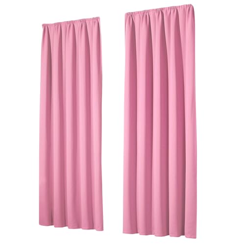 heimtexland Vorhang Blickdicht Thermovorhang Verdunklungsvorhänge 2er Set Kräuselband Deko Gardine isolierend Kälteschutz Sonnenschutz Ökotex Fensterdeko Typ139 Rosa HxB 145x135 cm heimtexland Vorhang Blickdicht Thermovorhang Verdunklungsvorhänge 2er Set Kräuselband Deko Gardine isolierend Kälteschutz Sonnenschutz Ökotex Fensterdeko Typ139 Rosa HxB 145x135 cm von heimtexland