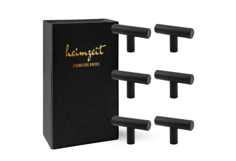 heimzeit Möbelgriff heimzeit Möbelgriffe T-Form (6-St) von heimzeit