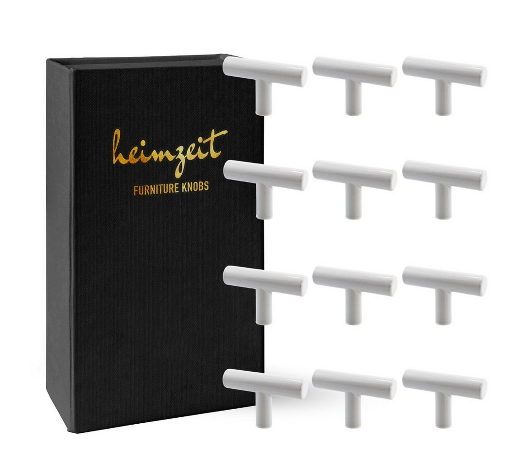 heimzeit Möbelgriff heimzeit Möbelgriffe T-Form (12-St) von heimzeit