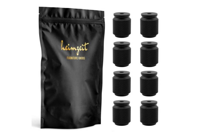 heimzeit Möbelgriff heimzeit Möbelknöpfe geriffelt (8-St) von heimzeit