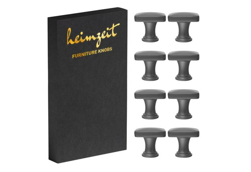 heimzeit Möbelgriff heimzeit Möbelknöpfe Quadratisch (8-St) von heimzeit