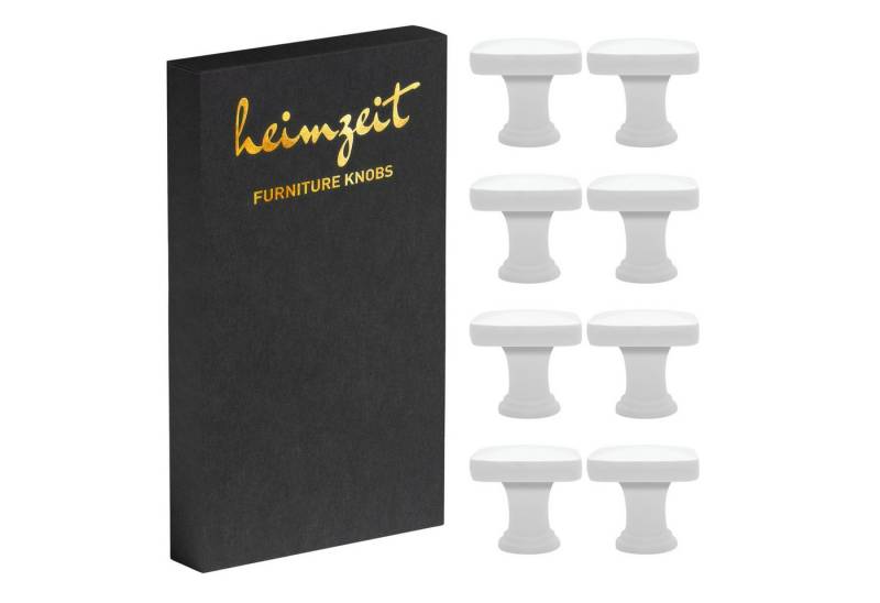 heimzeit Möbelgriff heimzeit Möbelknöpfe Quadratisch (8-St) von heimzeit
