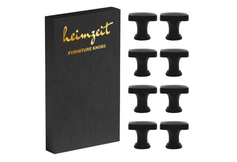 heimzeit Möbelgriff heimzeit Möbelknöpfe Quadratisch (8-St) von heimzeit