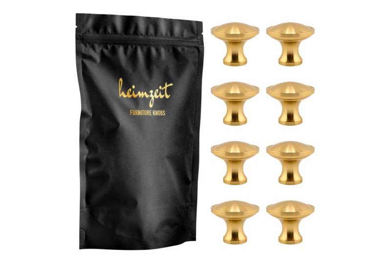 heimzeit Möbelgriff heimzeit Möbelknöpfe Rund groß (8-St) von heimzeit
