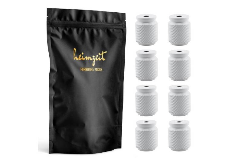 heimzeit Möbelgriff heimzeit Möbelknöpfe geriffelt (8-St) von heimzeit