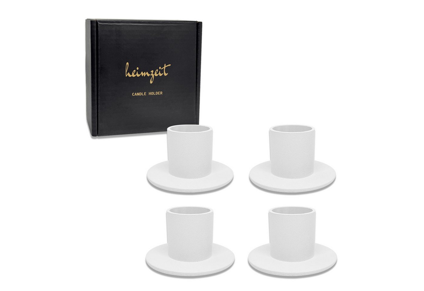 heimzeit Tischkerzenhalter Kerzenhalter für Stabkerzen 25 mm von heimzeit