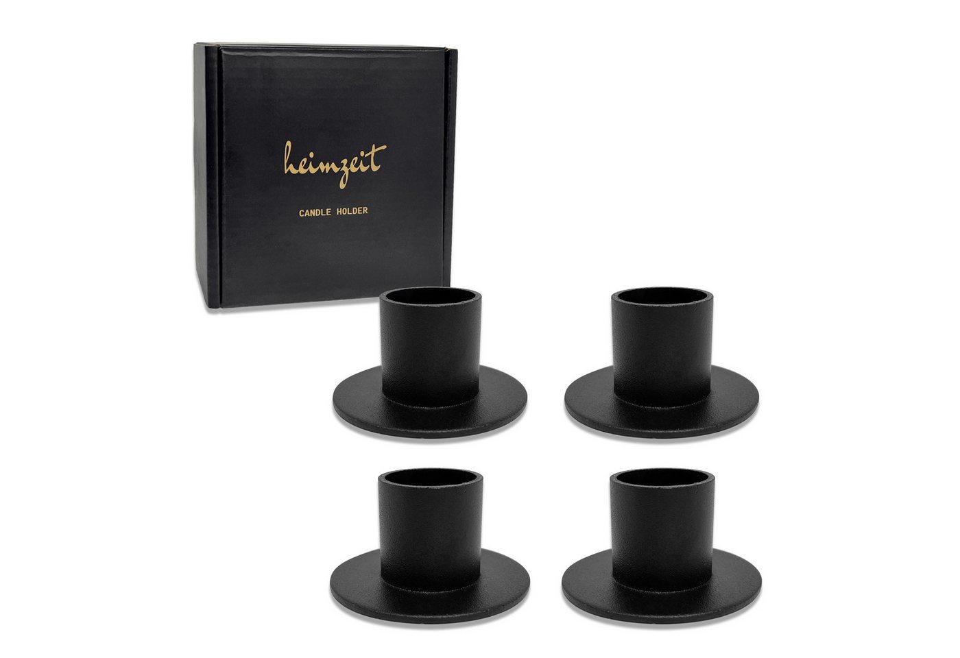 heimzeit Tischkerzenhalter Kerzenhalter für Stabkerzen 25 mm von heimzeit