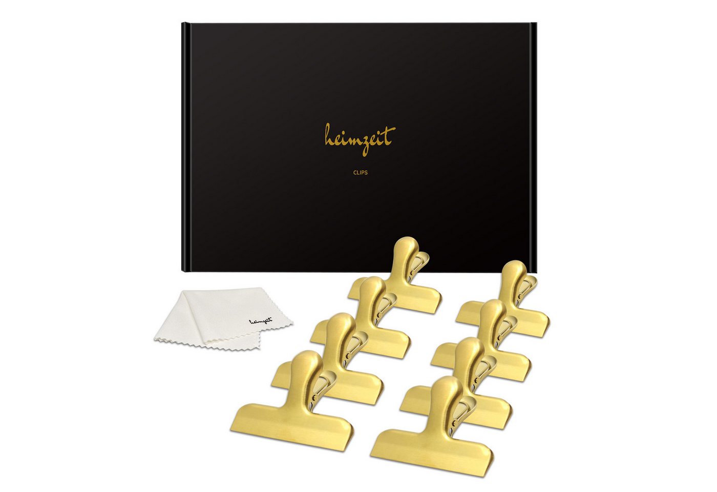 heimzeit Verschlussklammer heimzeit Verschlussclips - Edelstahl - für Lebensmittelbeutel, Tüten heimzeit Verschlussklammer heimzeit Verschlussclips - Edelstahl - für Lebensmittelbeutel, Tüten von heimzeit