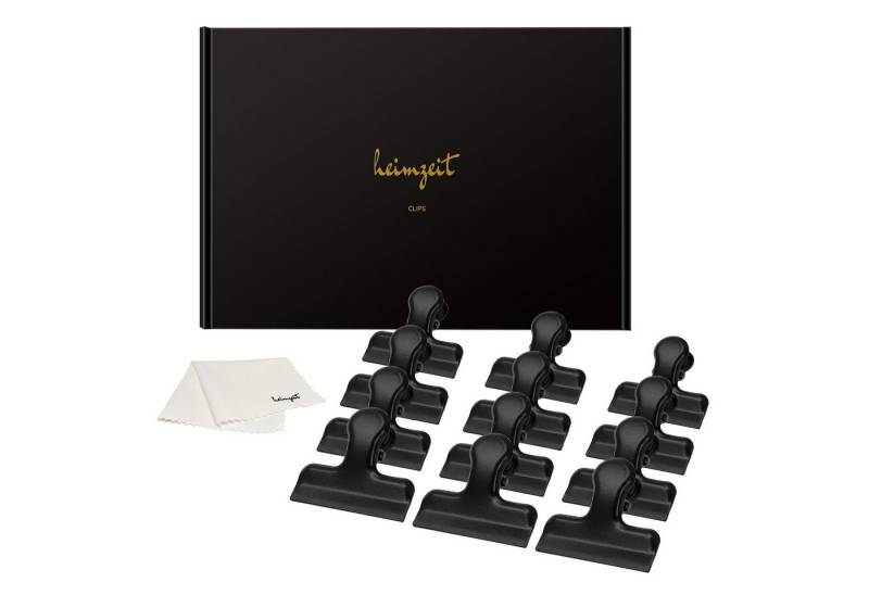 heimzeit Verschlussklammer heimzeit Verschlussclips - Edelstahl - für Lebensmittelbeutel, Tüten heimzeit Verschlussklammer heimzeit Verschlussclips - Edelstahl - für Lebensmittelbeutel, Tüten von heimzeit