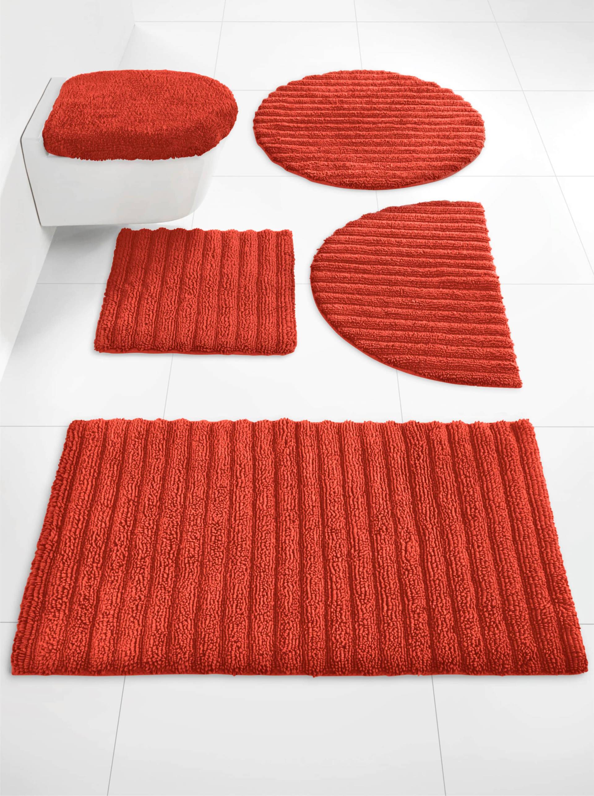 Badematte in rot von heine home von heine home