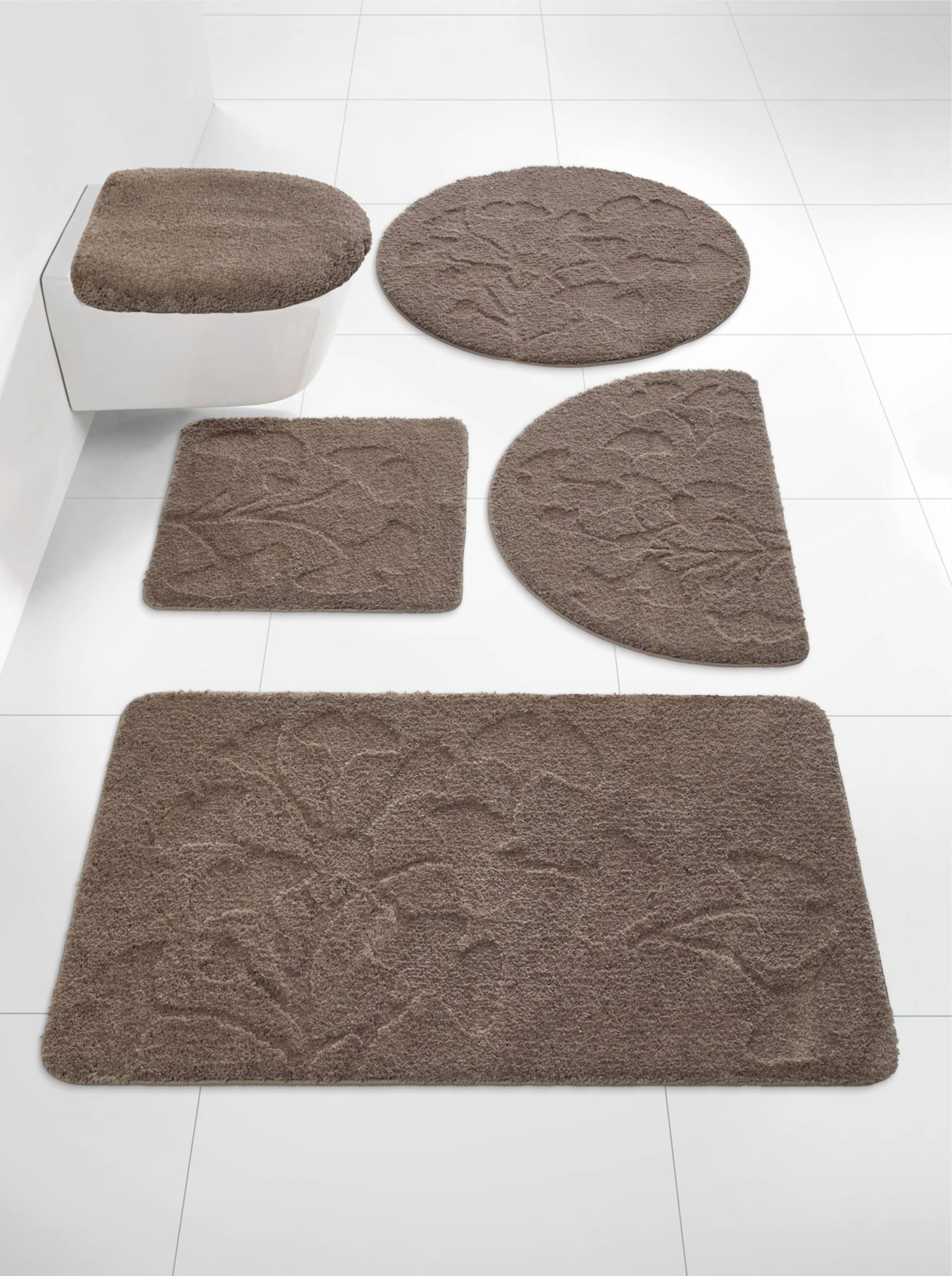 Badematte in taupe von heine home von heine home